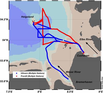 Detailed Patterns of Methane Distribution in the German Bight